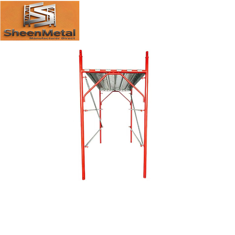 China Wholesale Heavy-Duty Frame Scaffolding with Base Jacks