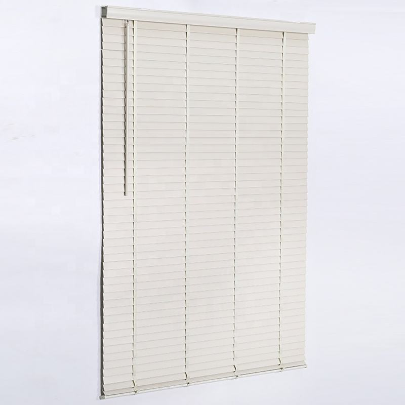 Traditional Natural Bleached Louver Blinds Timber Wooden Venetian Blinds for Interior Horizontal Louver Blinds