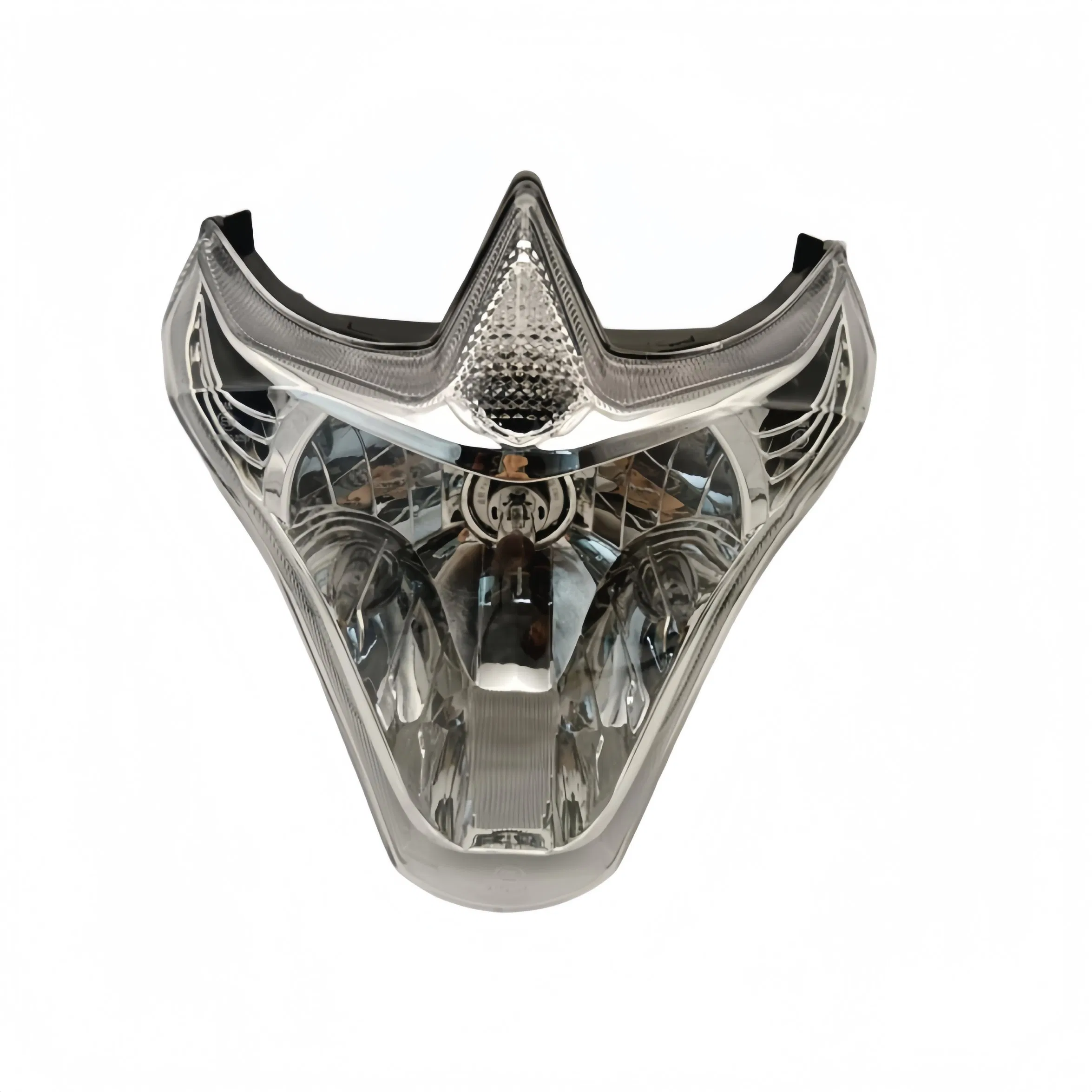 Advanced LED Motorcycle Headlight with Bright Yellow, Red, and White Light