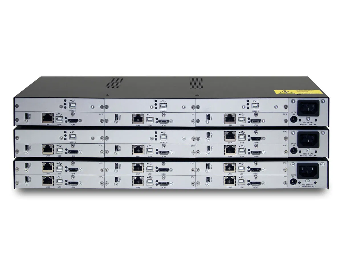 KVM-коммутатор Enterprise, 48-576 портов (CatX/Fiber)