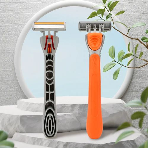 Triple Blade Mens Shaving Razor Cartridge - 3 Blade System, Stainless Steel Blades