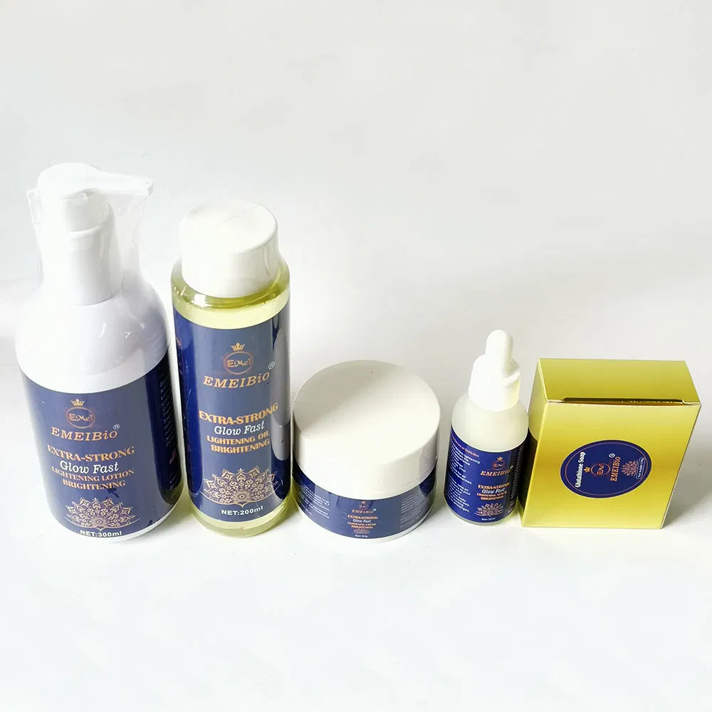 OEM Custom Lightening Glutathione Body Lotion Butter Moisturizer Vitamin C Bleaching Whitening Body Oil Cream for Black Skin