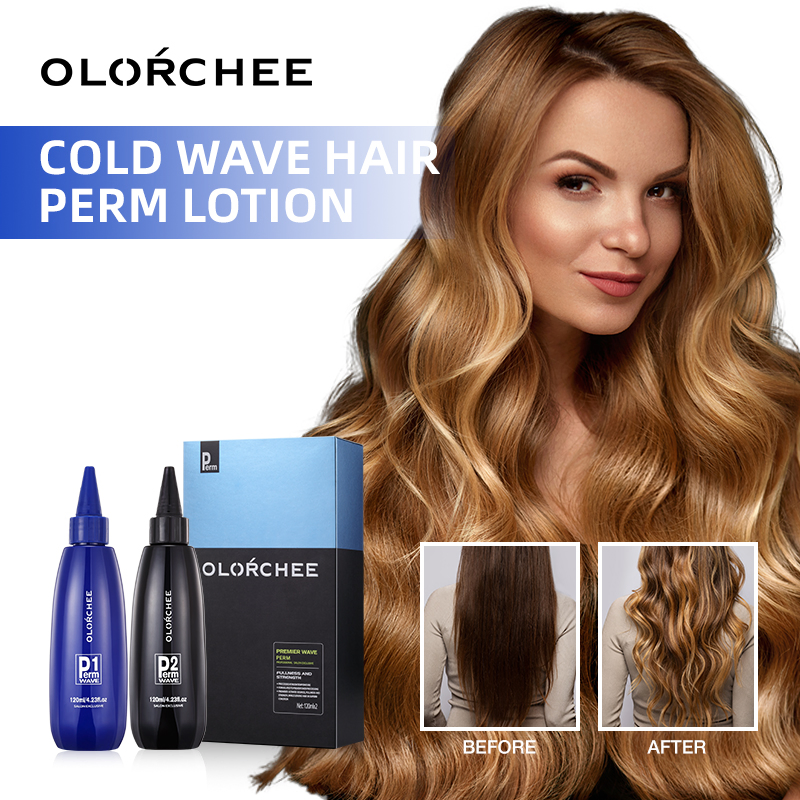 Olorchee Salon Used Hair Perm Brands Cold Wave Hair Perm Lotion for Curling