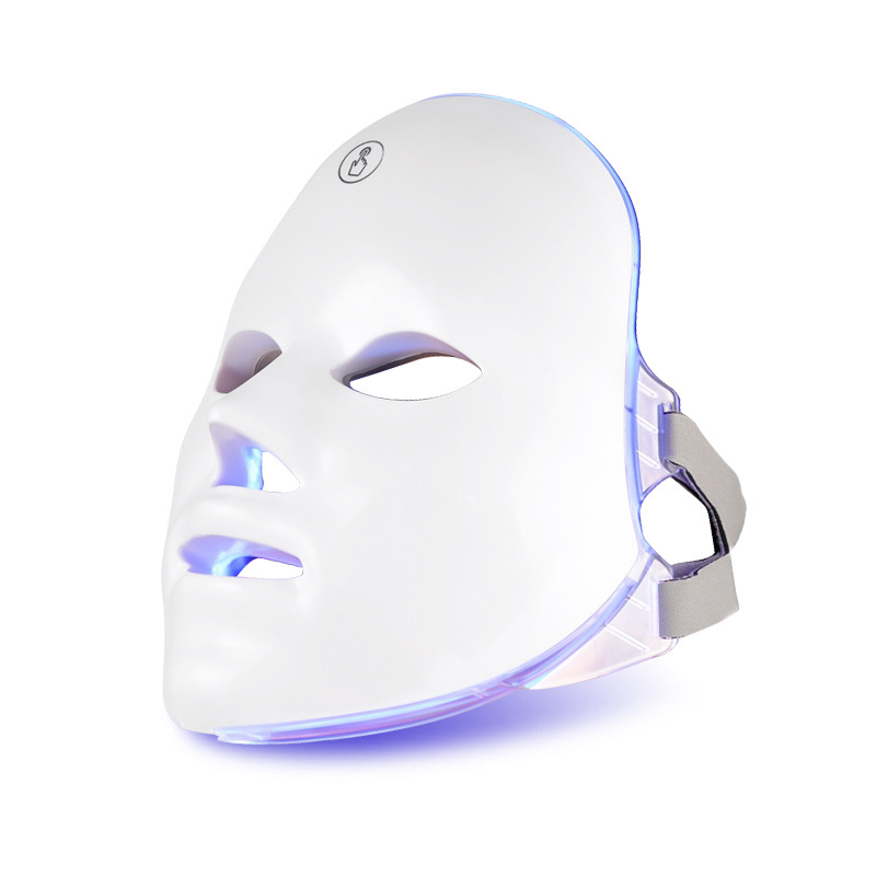 Blue Light Therapy for Acne, 7 Colors LED Face Mask with Light Therapy