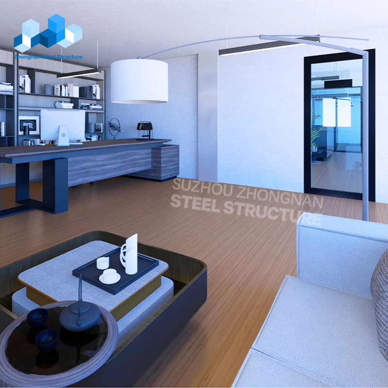 Custom Green and Safe Temporary Assembled Flat Pack 270sq Prefab Container Office for Sale