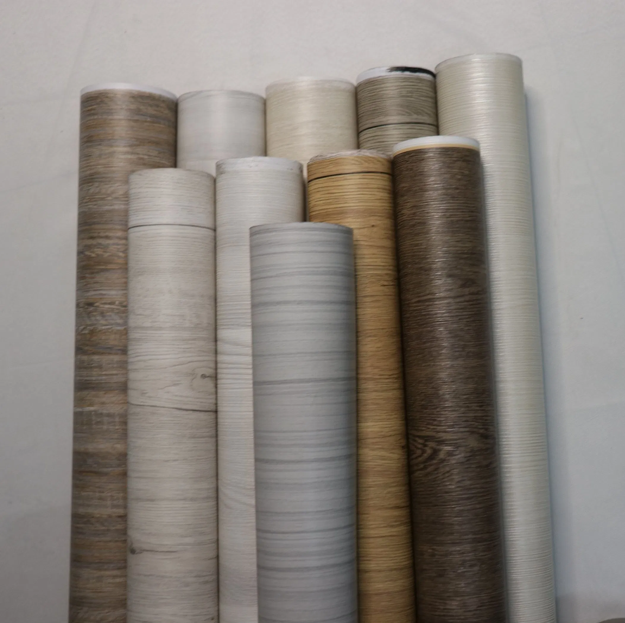 Vinyl Wrap Wooden Design PVC Decorative Film for Vinyl Door Covering