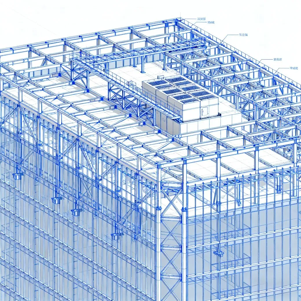 Galvanized Steel Structure Warehouse with Anticorrosive Coating Suitable for Logistics Centers Industrial Storage with Long-Term Durability