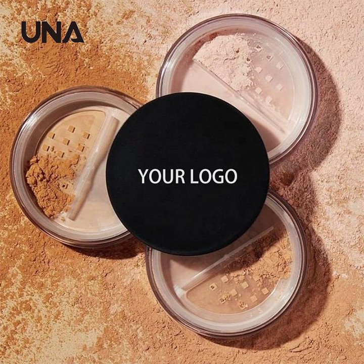 OEM Fine Milled Compact Loose Powder Long Lasting Makeup Talc Free Pressed Loose Face Setting Powder Private Label