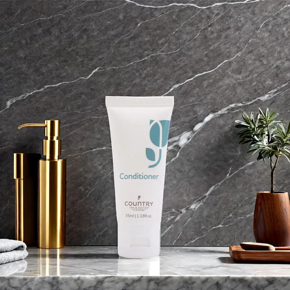 Custom Hotel Shampoo and Conditioner Set Small Capacity Room Replacement Kit with Logo Printing for Travel Amenities