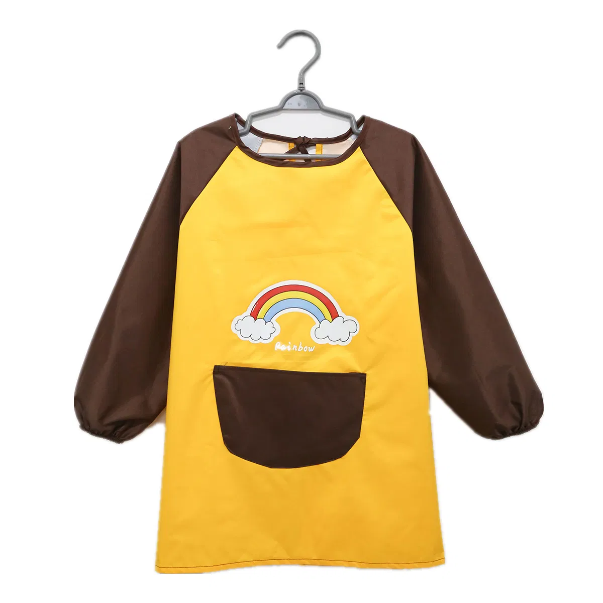 2024 Children Waterproof Art Smock Kids Painting Aprons Long Sleeve Smock