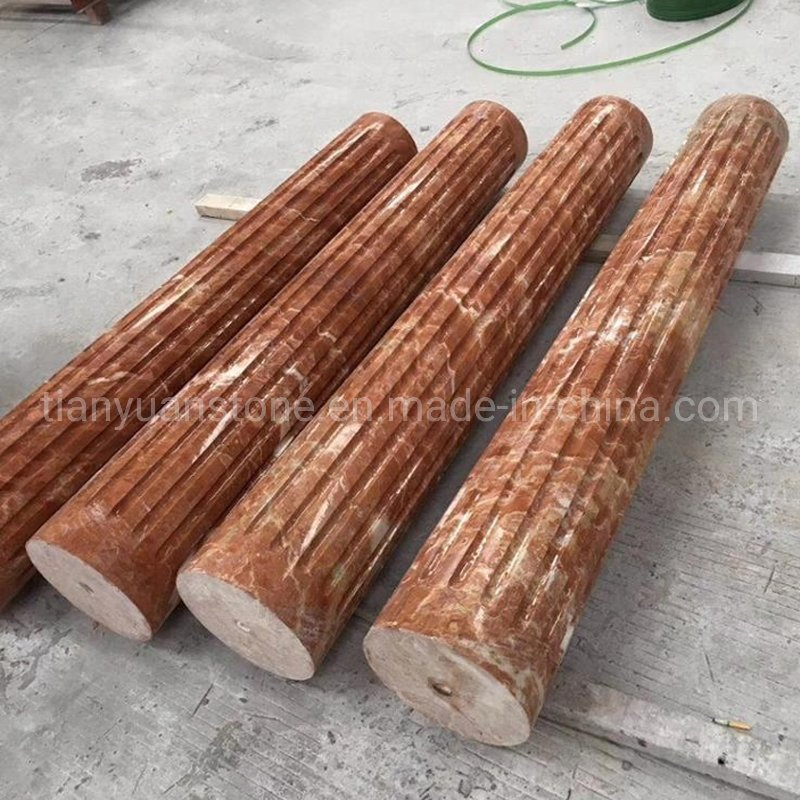 Factory Customized Natural Solid Architectural Natural Marble Column