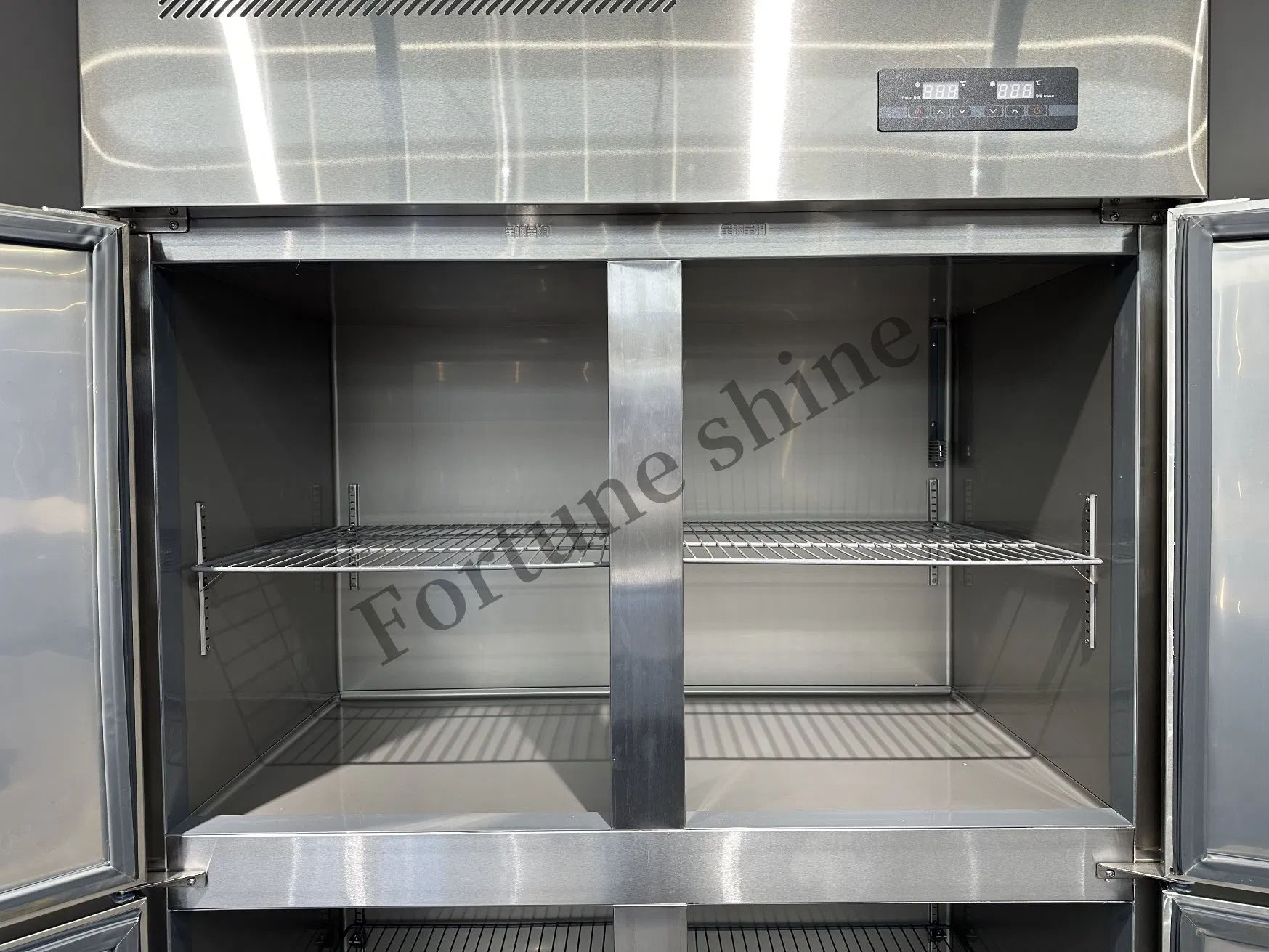Commercial Hotel Kitchen Refrigerator Four Door Upright Freezer for Frozen Food