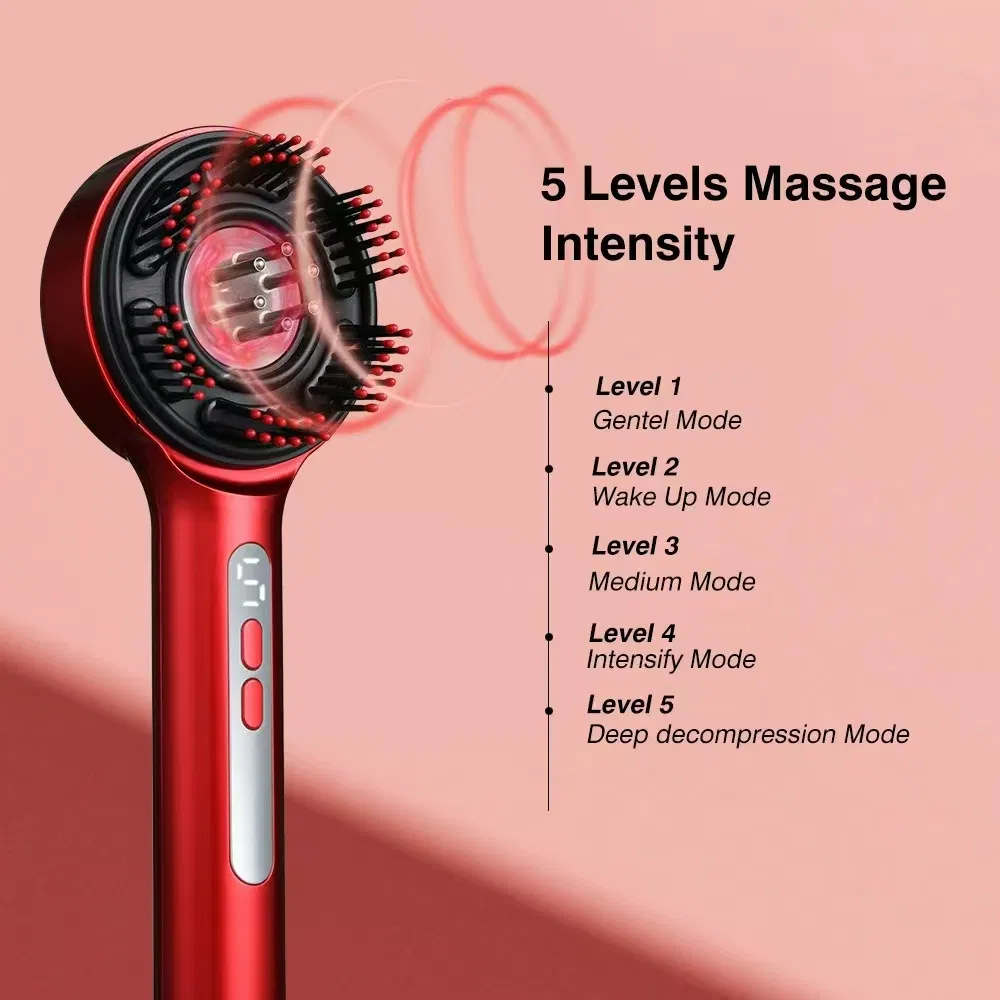 Multi Functional 3 in 1 Electric Scalp Massager with Oil Applicator Ipx7 Waterproof Portable Smart Scalp Hair Brush