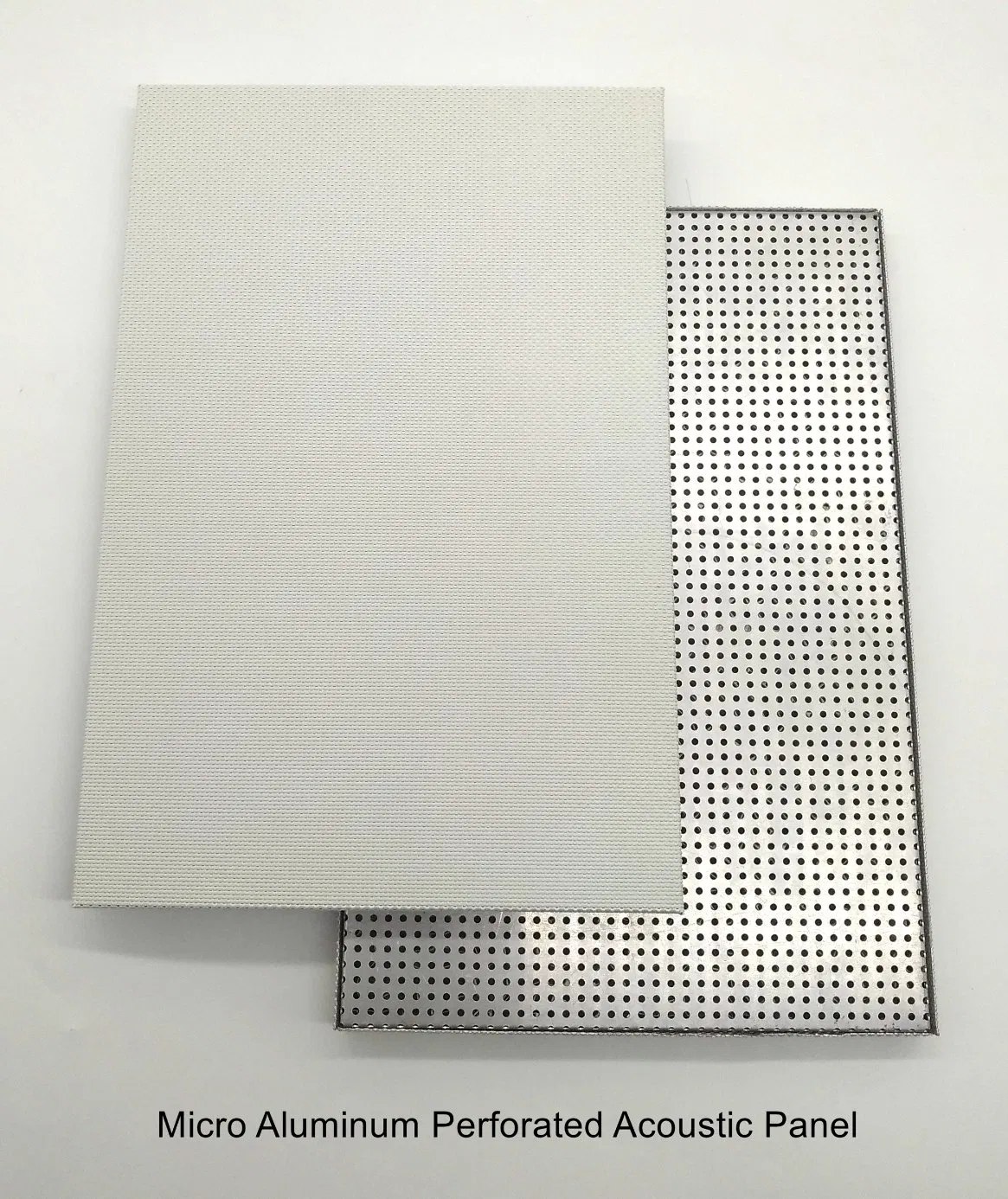 Sound Absorption Material Gray Aluminum Micro Perforated Acoustic Panel