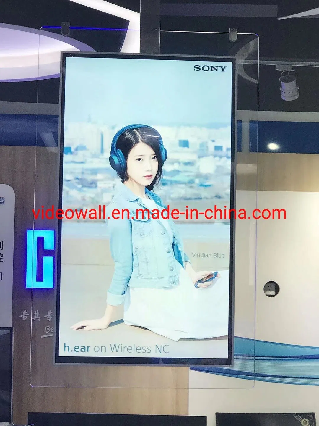 55inch 16:9 LCD screen double sided digital signage media player