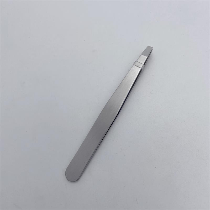 Straight Tip Tweezers for Eyelash Extension with Sanding Finish for Brazil Market