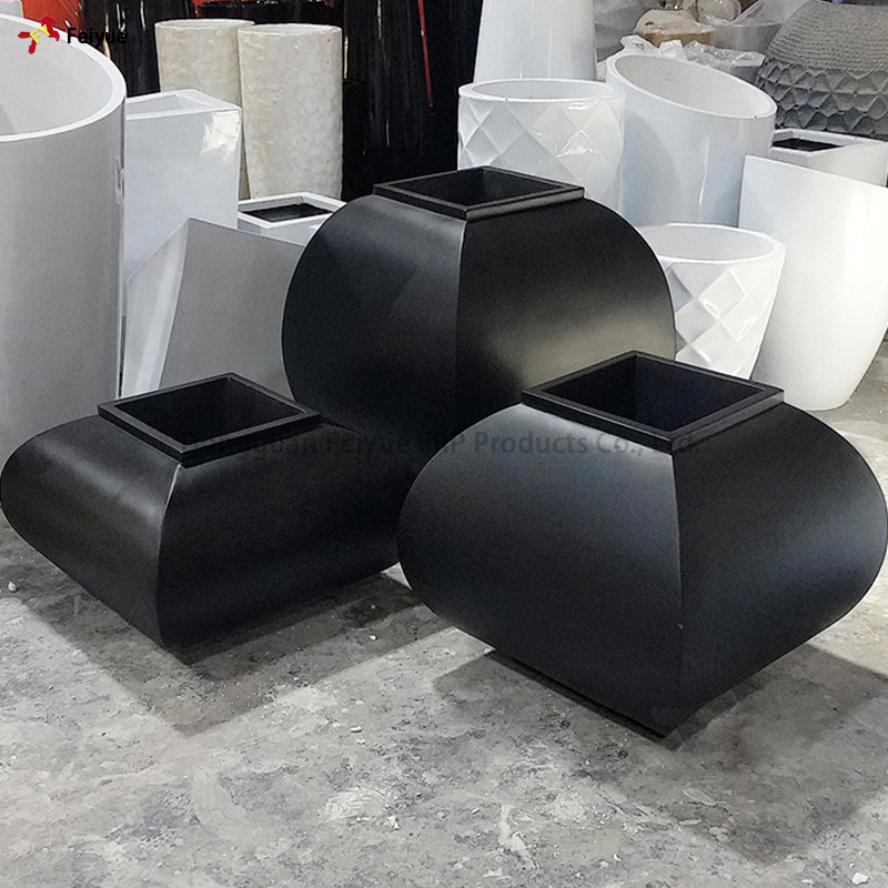 Garden Villa Courtyard Combined Fiberglass Flower Pot Planter