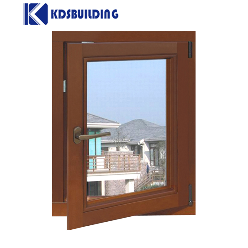 Kdsbuilding Residence Beautiful Hurricane Impact Casement Solid Series Wooden Window Quality Wood Windows