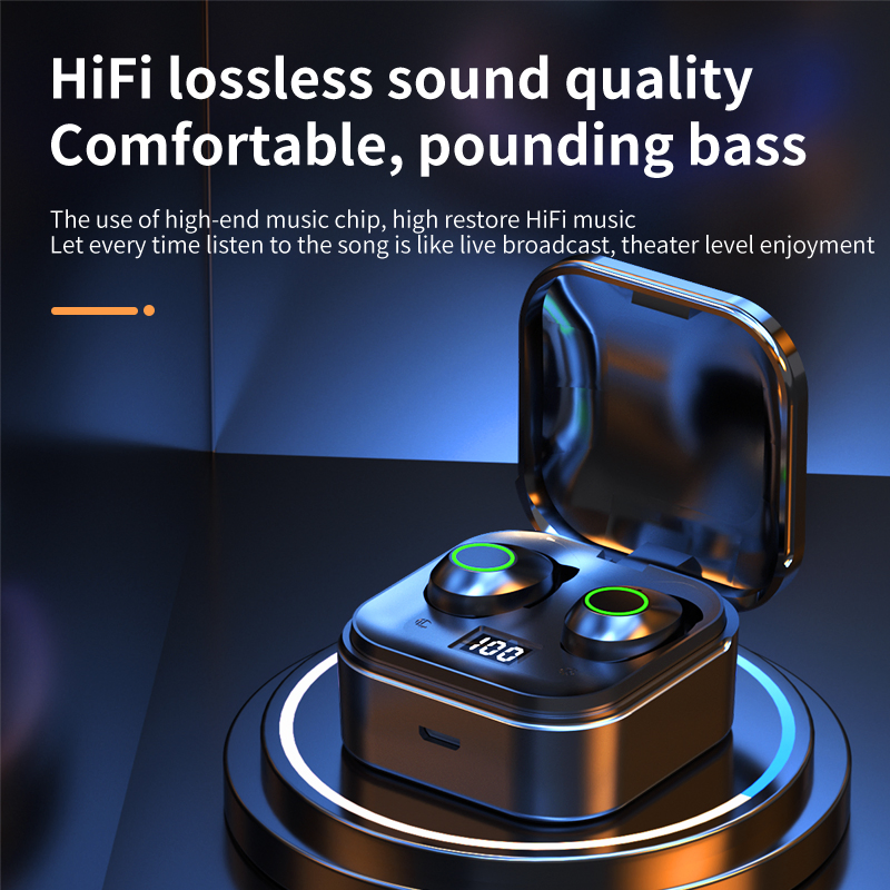 Мини TWS наушники с шумоподавлением, Bluetooth 5.1