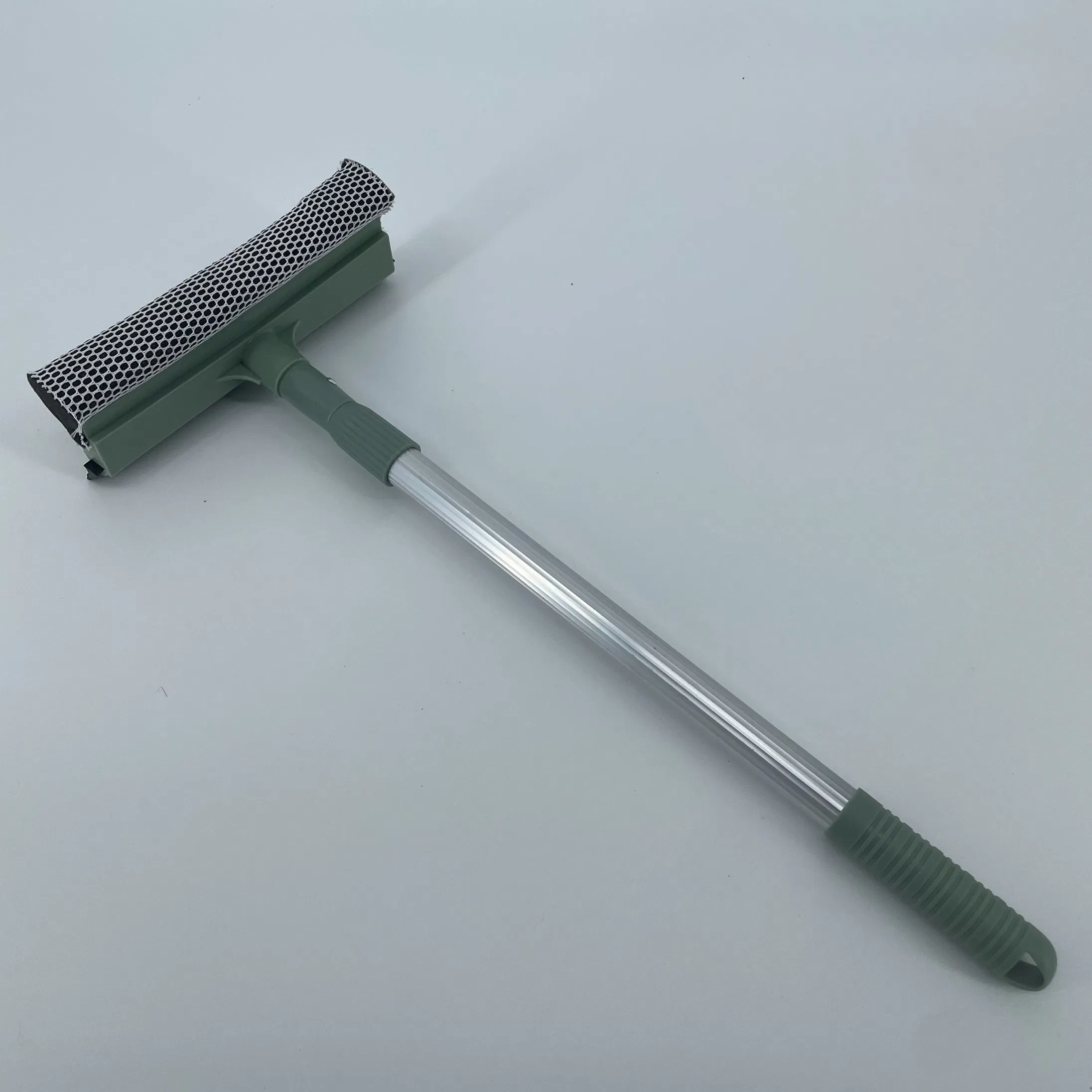 Window Cleaner Double-Sided Use Aluminum Rod Telescopic Window Squeegee