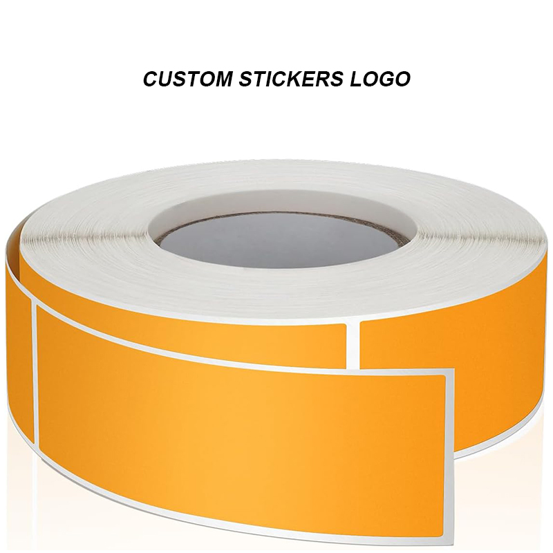 Customized Colored Coated Paper Label for Marking Boxes Ribbon Printed Adhesive Label