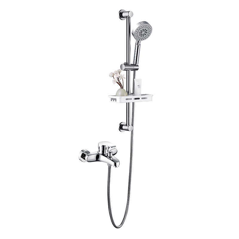 Factory Wholesale Simple Shower Set Hot and Cold Water Shower Mixer with Shower Head and Bathtub