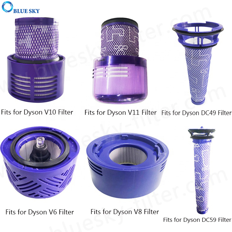 Factory Price Vacuum Cleaner HEPA Filter for Dysons V8 V10 V11 V12 V15 Sv12 DC59 DC07 DC40 Vacuum Cleaner Replace Parts