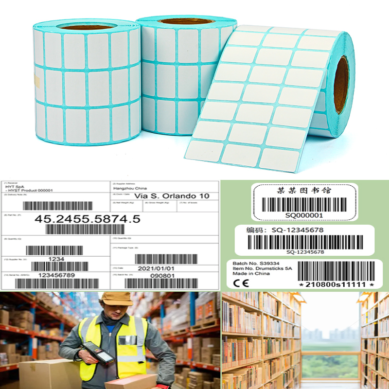 Custom Printing Thermal Blank Roll Label Small Size Mini Labels