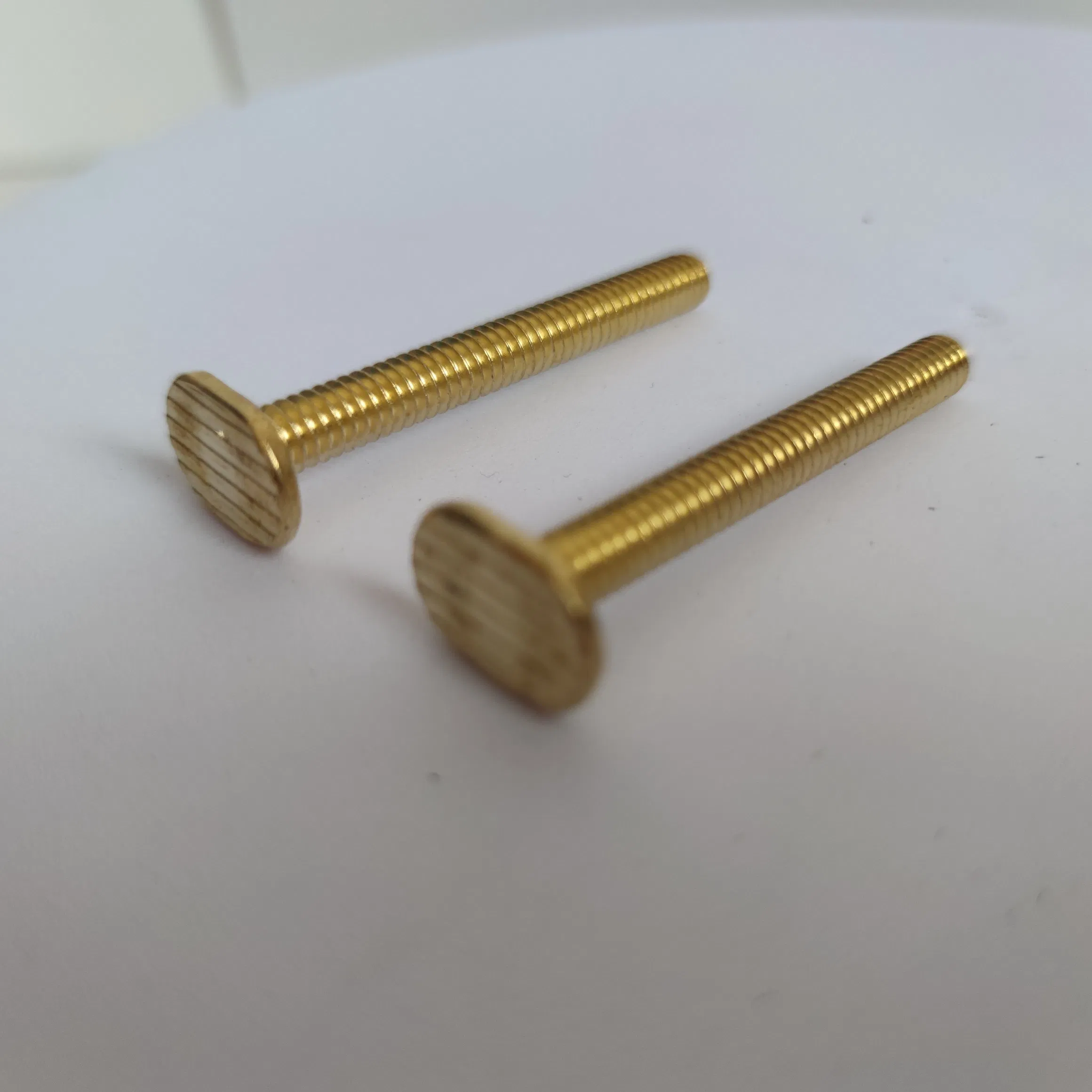 1/4 Inch X 2-1/4 Inch Closet Floor Bolt with Solid Brass Plated