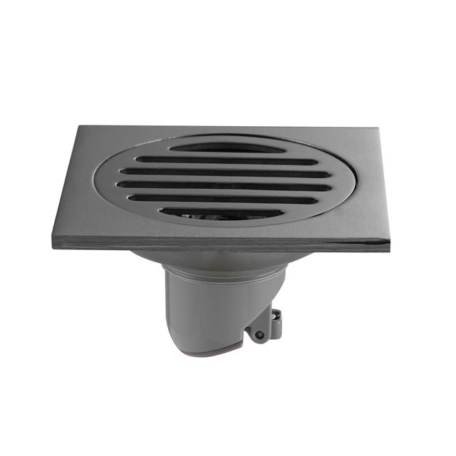 Квадратный слив для пола 10x10 см, нержавеющая сталь