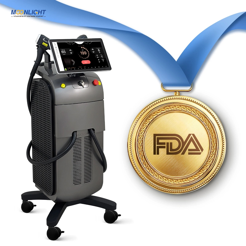 in Stock One/Two Handle Diode Laser for Hair Removal with FDA CE Beauty Salon Use