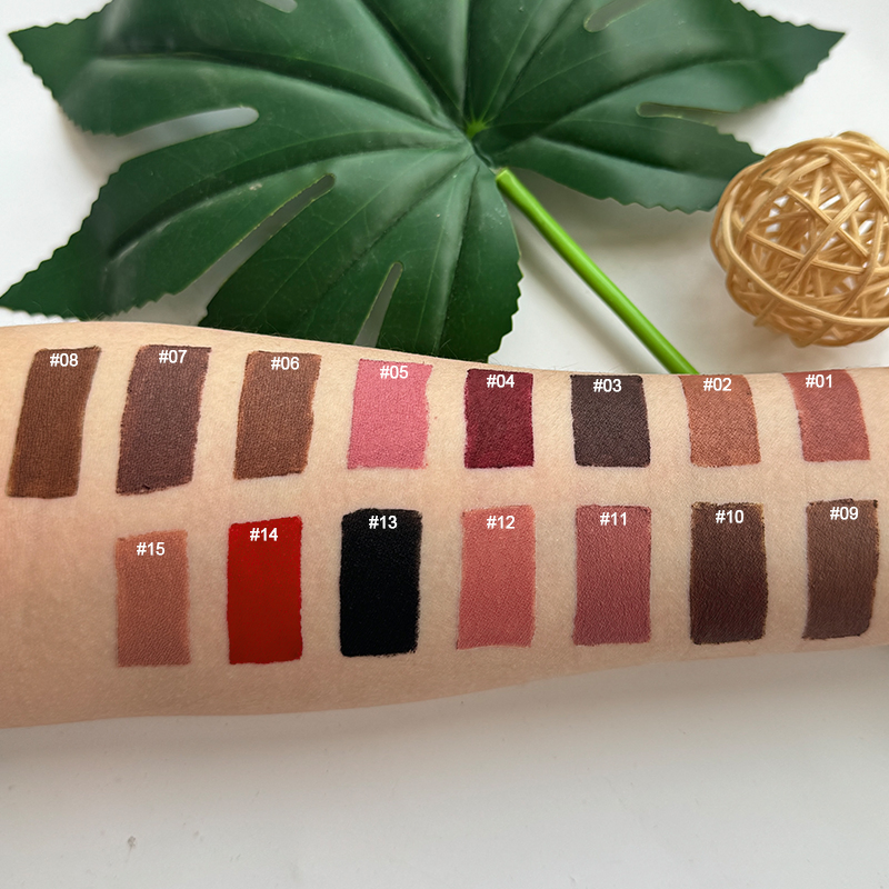Long Lasting Vegan Brown Private Label Matte Nude Pencils Cream Lip Liner