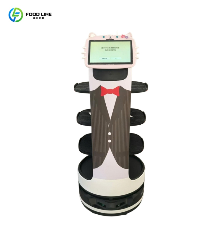 UV Disinfection Function Contactless Restaurant Food Service Robot