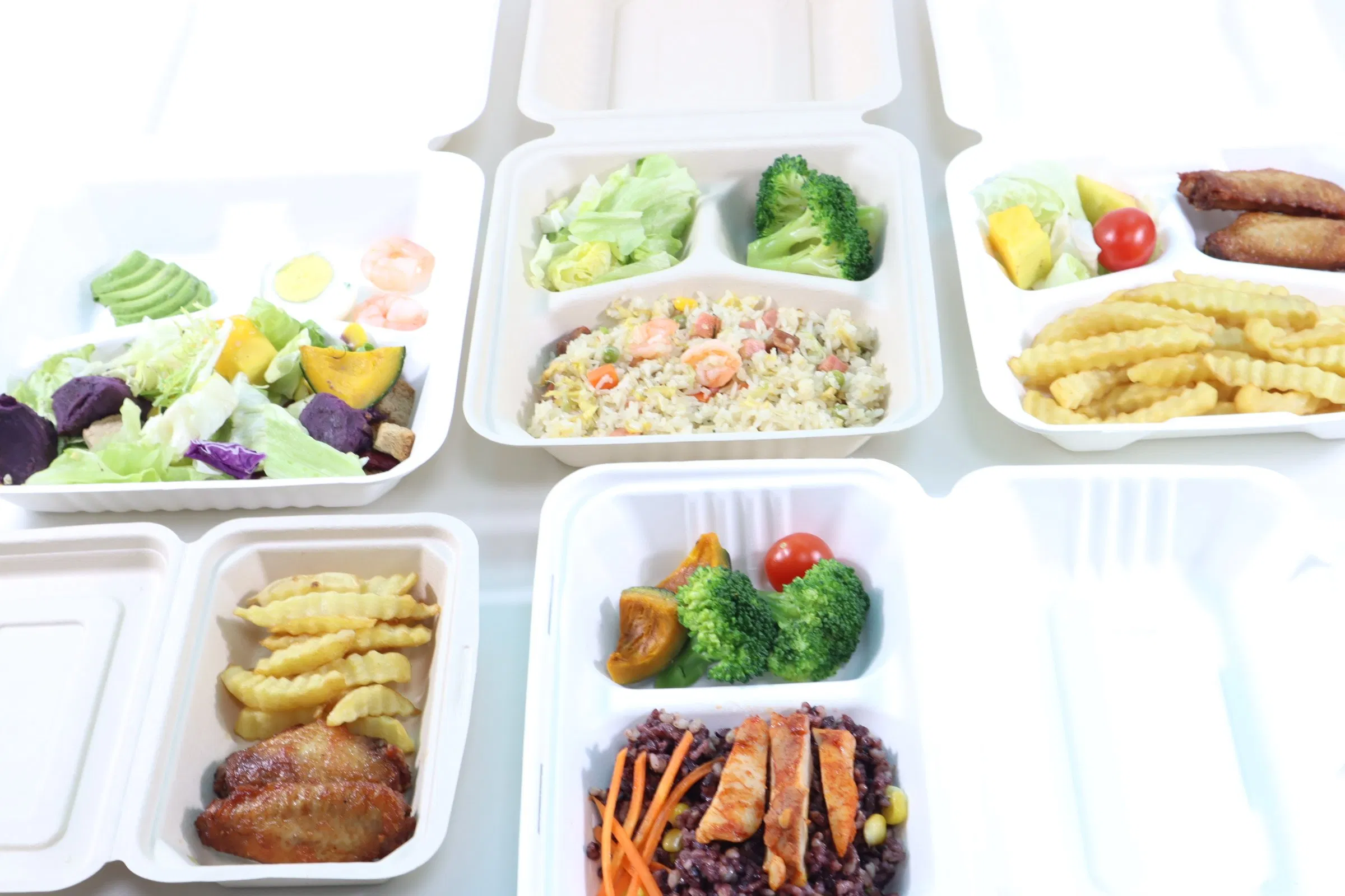 Биоразлагаемые контейнеры для еды на вынос