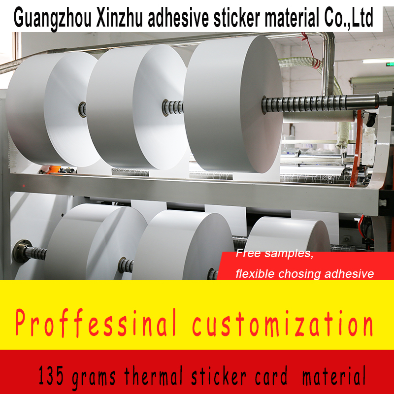 Factory Wholesale 135 Grams Thermal Card Sticker Barcode Material Xzrm-83136