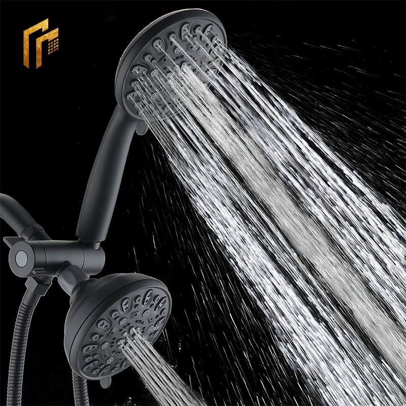 Shower Head with Handheld Head and Hose Combo with Valve