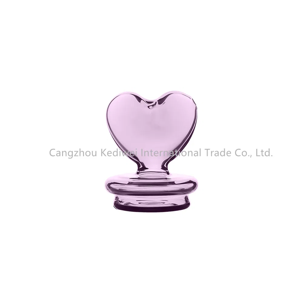 Wholesale Heart Shape Glass Puffco Peak PRO Attachment Dry Top Smoking Pipe