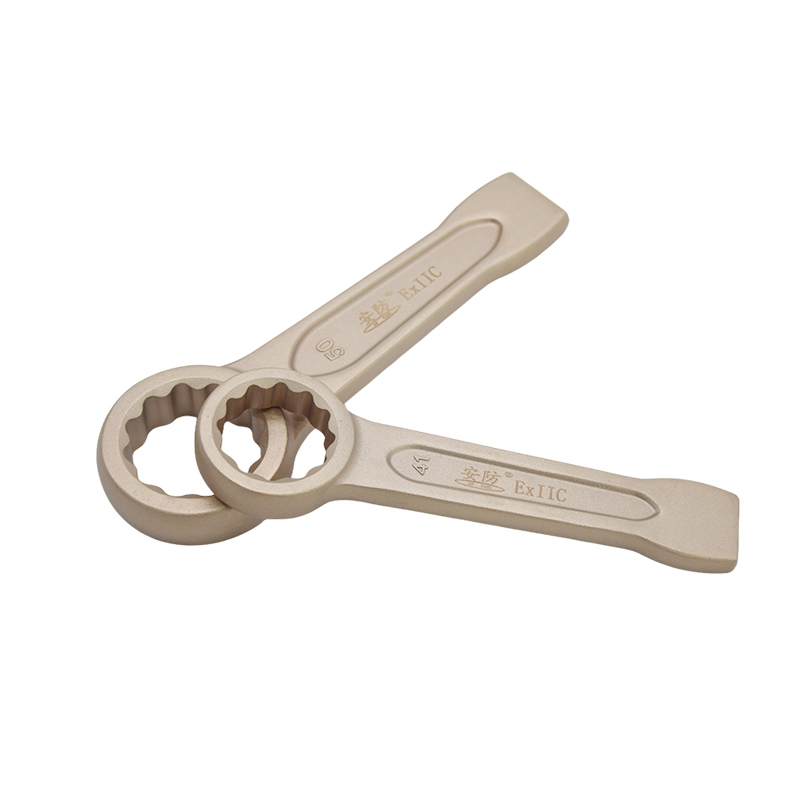 Non Sparking Striking Box Wrench Flogging Ring Spanner German Type Slugging Box End Wrench