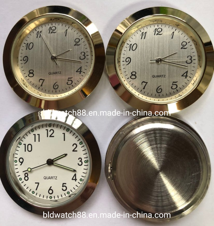 37mm Quartz Metal Bezel Small Fit-UPS Clock Inserts for Craft Gift Decoration