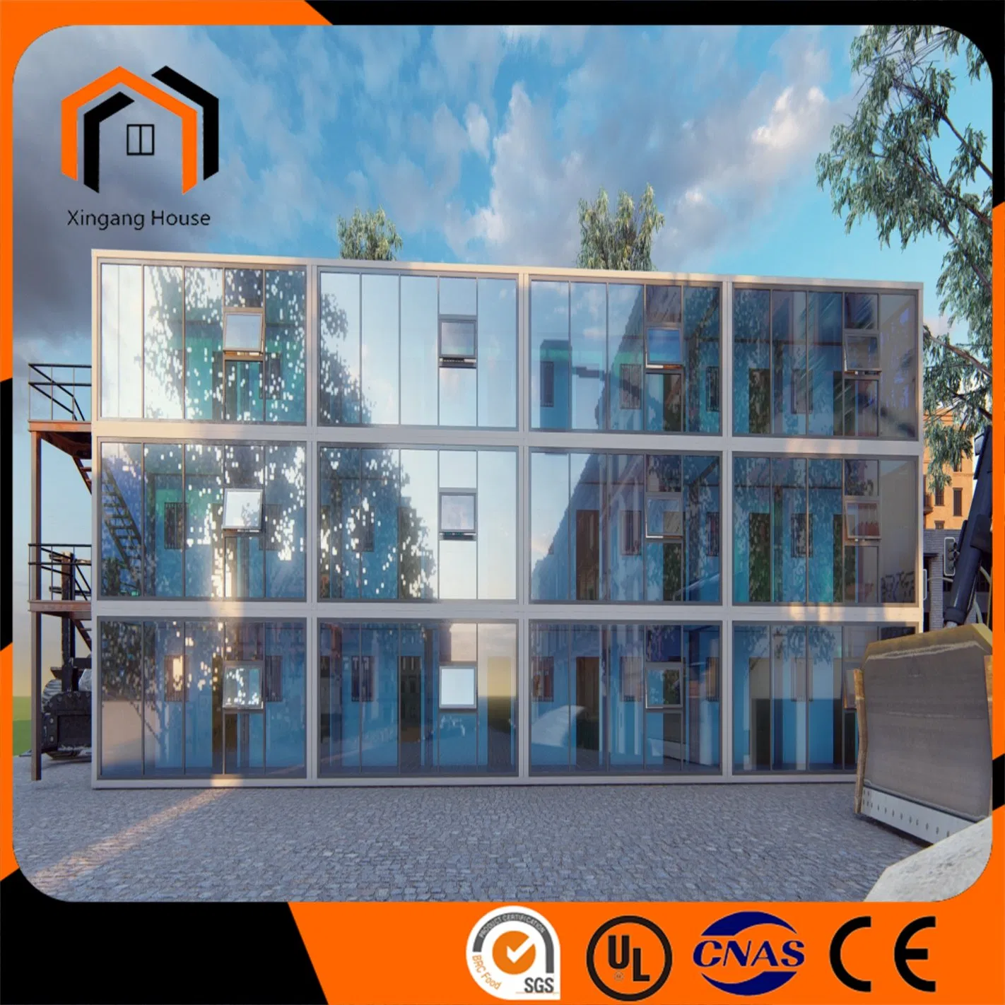 Low Cost Quick Assemble Modular House Prefabricated Wooden Villa Container House