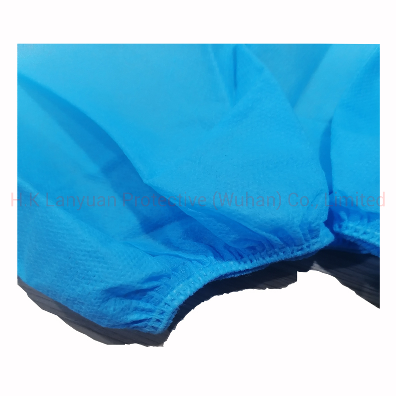 Non-Woven Blue Anti Slip Medical Surgical Disposable Nonwoven Shoecover