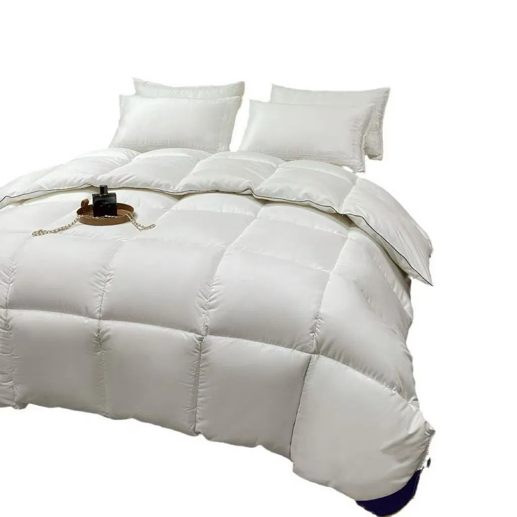 Soft Skin-Friendly Pure Cotton Feather-Proof Fabric Feather Velvet Quilt Travel All-Season Warm Quilt