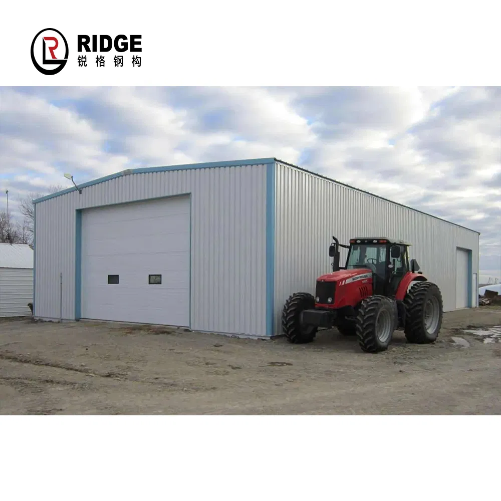 Prefab Sheds Garage Barn Hall Warehouse Farm Commercial Building Steel Structure Material Price