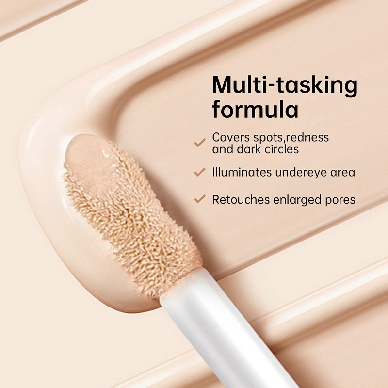 Wholesale Private Label Makeup Concealer Women Cosmetics Factory Concealer Dark Skin Tone Waterproof Oil Control Liquid Foundation