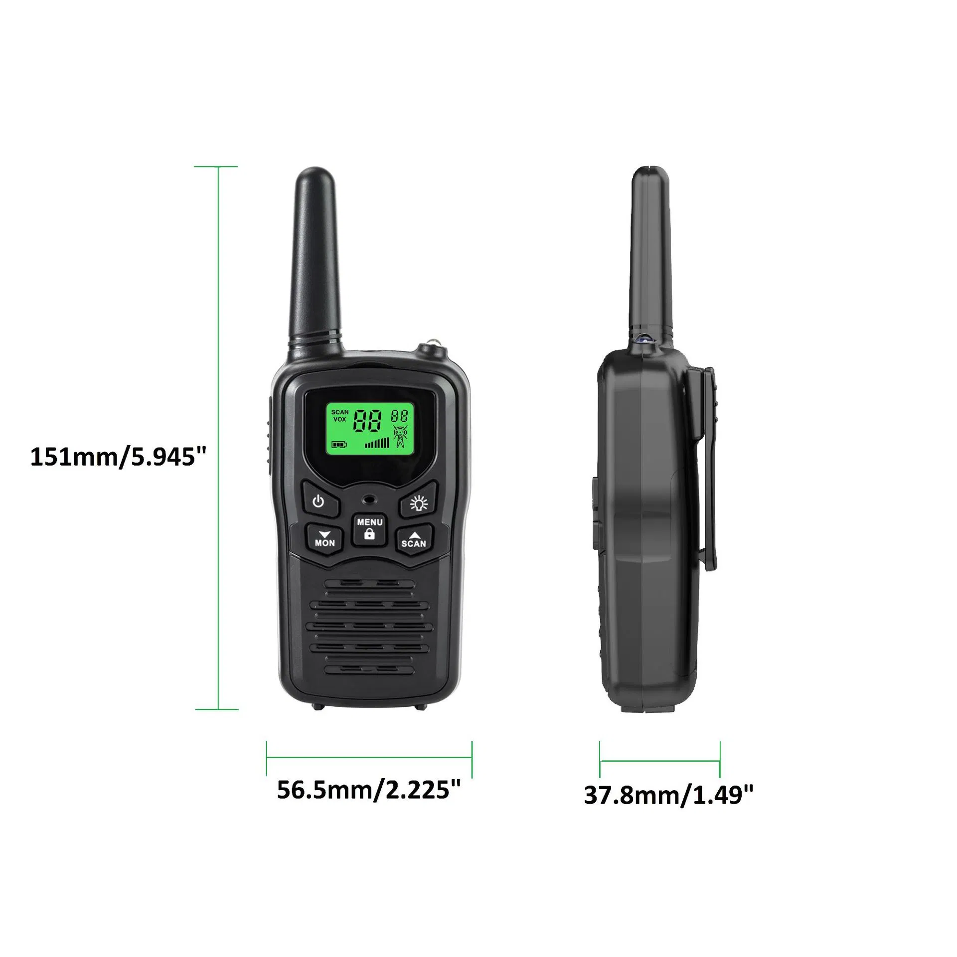 Рация портативная перезаряжаемая для взрослых