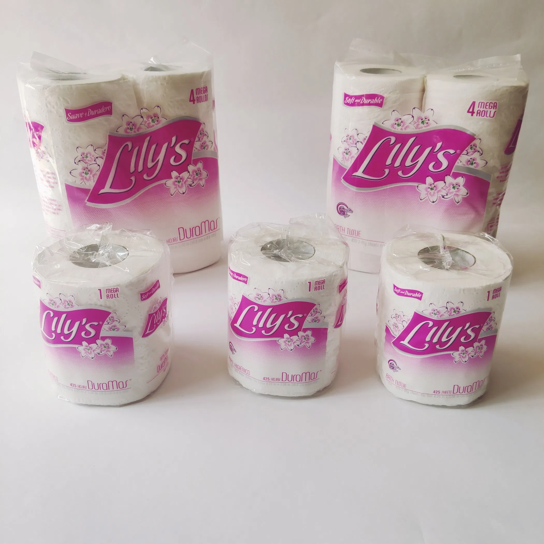 OEM/ODM Factory Wholesale Eco-Friendly Custom Household Soft Premium Bathroom Jumbo Roll Toilet Paper Tissue
