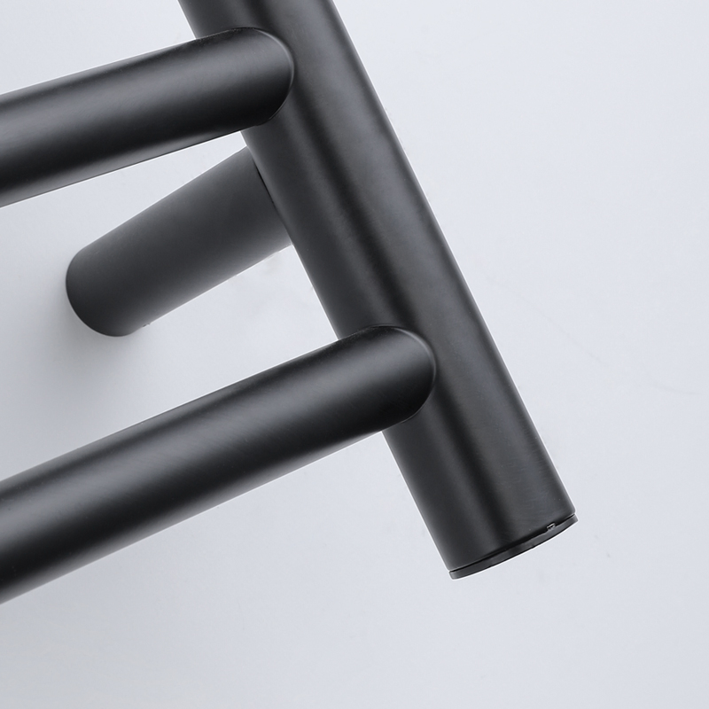 Stainless Steel Matt Black Heated Towel Rack Electric Towel Warmer