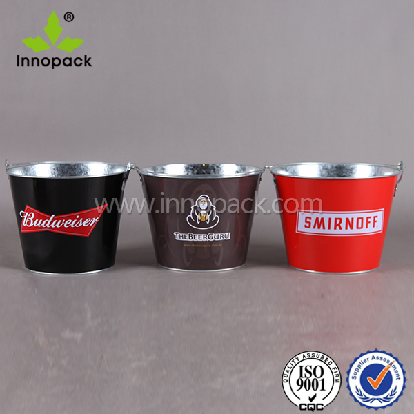 Cheap Round Non-Slip Lacquer Printed Metal Tin Tray for Food/Beer/Bottle