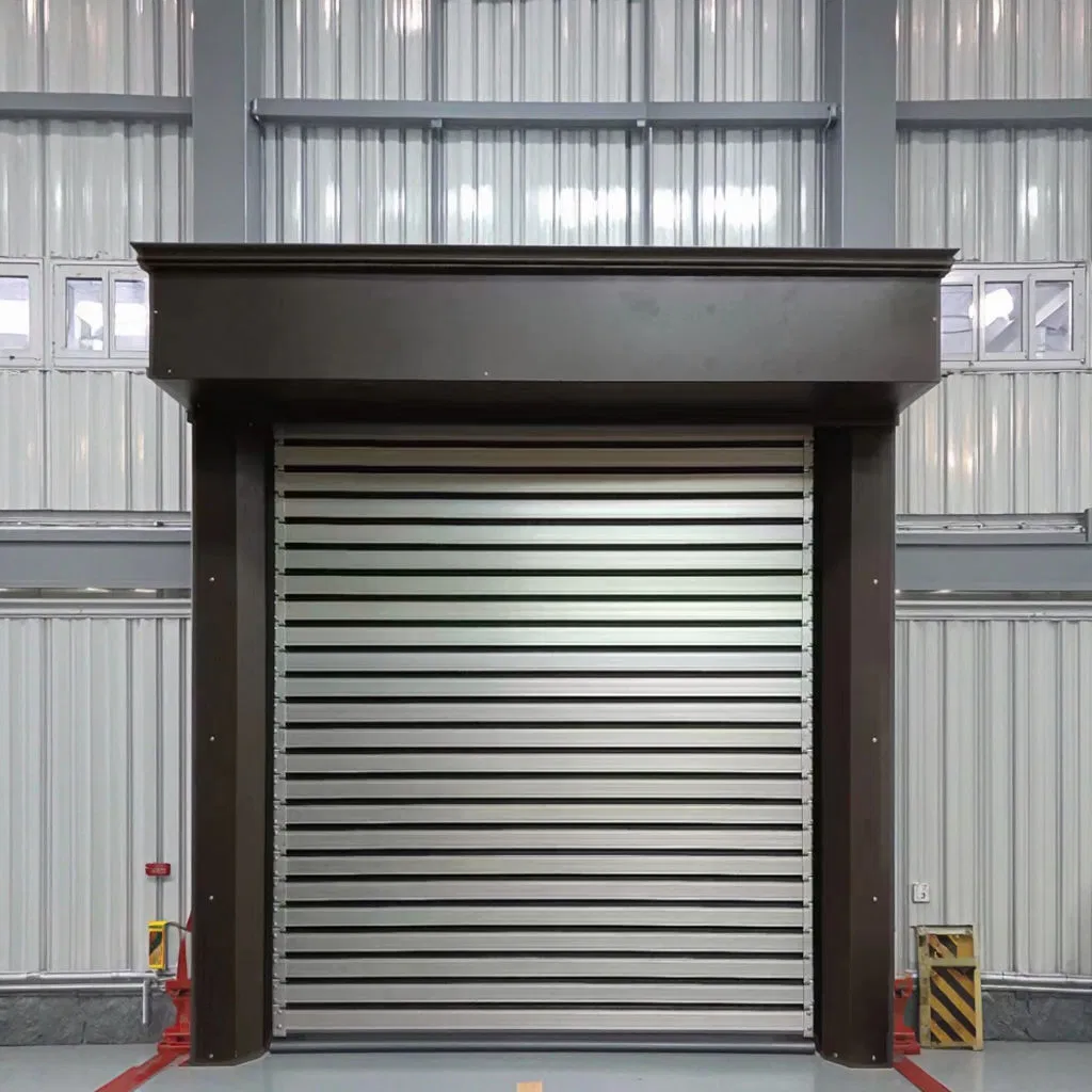 Hard Panel Customized Spiral Hard Aluminum Fast Door High Speed Rolling Door
