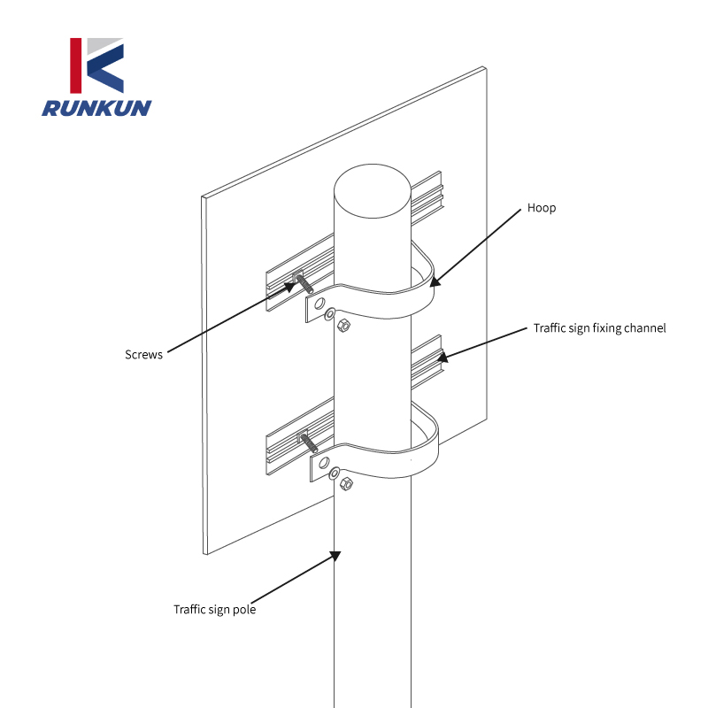 High Quality 6063 T5 Aluminum Extrusion Rail Sign Fixing Channel Aluminum Profile